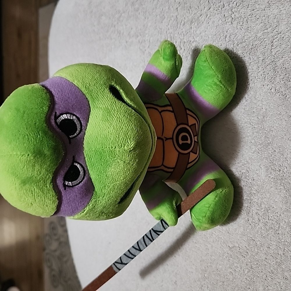 Green and Purple Ninja Turtle Plush Toy